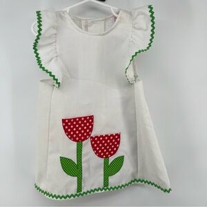 Vintage Ceil Ainsworth Tulip Dress | Cottagecore Ruffle Kids Dress